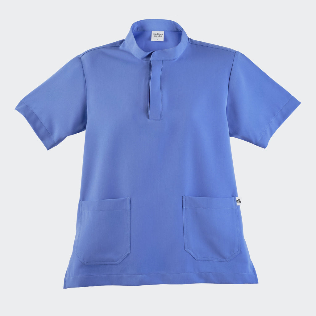 Mandarin Collar Medical Scrub Top