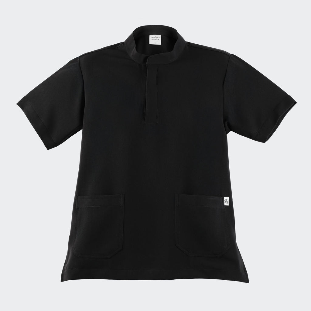 Mandarin Collar Medical Scrub Top